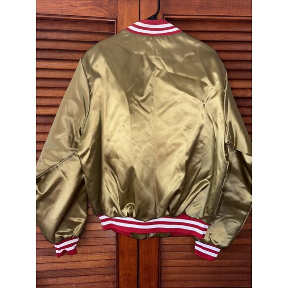 San Francisco 49ers Locker Line Bomber Jacket Size Medium M - Picture 2 of 8